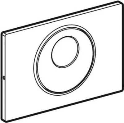 Produktbild von Geberit 242781DW1 Sigma10 BetPl. für WC-Strg., man.