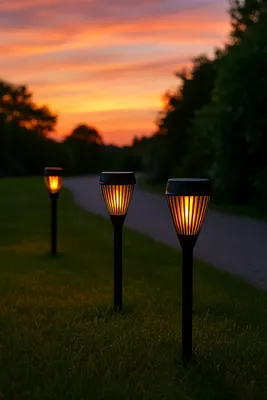 Produktbild von Solar-Gartenleuchte zum Einstecken, 43 cm