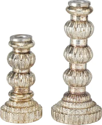 Produktbild von Boltze Gruppe Lavoresco Kerzenleuchter dunkelgold 20cm (1 Stück)
