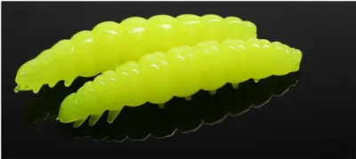Produktbild von Libra Lures Larva Kunstköder (hot yellow)