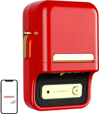 Produktbild von Niimbot B21S Etikettendrucker Rot