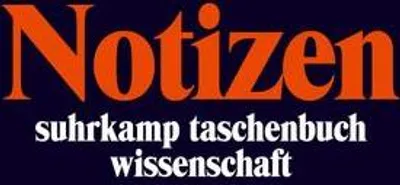 Obrázek produktu pro Notizbuch suhrkamp taschenbuch wissenschaft
