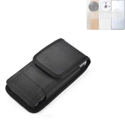 Produktbild von Holster Gürteltasche kompatibel mit Nubia Z50S PRO Holster Gürtel Tasche wasserabweisend Handy Hülle Schutz Hülle Outdoor schwarz K-S-Trade