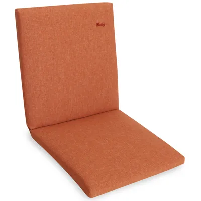Produktbild von Herlag Sunny Niedriglehner-Auflage 103x50x4 cm – wetterfest, wasserfest & UV-beständig – waschbarer Bezug mit Reißverschluss – Orange