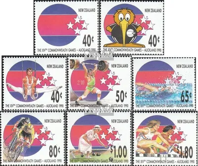 Produktbild von Briefmarken Neuseeland 1989 Mi 1094-1101 (kompl.Ausg.) postfrisch Sport
