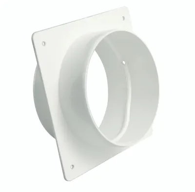 Produktbild von Marley Maueranschlussstutzen 124 x 124 mm Rohranschluss DN 100 weiß