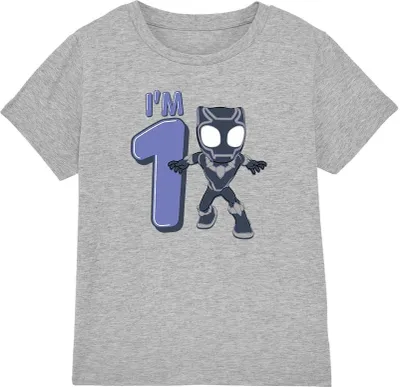 Produktbild von Black Panther - T-Shirt für Kinder - 1. Geburtstag TV3311 (128) (Sport Heide)