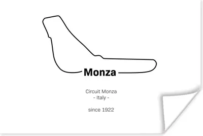 Produktbild von MuchoWow® Poster Formel 1 - Monza - Rennstrecke 180x120 cm - Fotoplakat