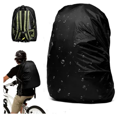 Produktbild von Verstellbare Rucksackabdeckung, 30–45 l, faltbar, für Radfahren, Wandern, Camping und Reisen