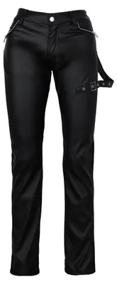 Obrázok produktu pre Tieto krátke nohavice sú určené pre mužov a majú lesklý vzhľad. Model: Hot Pants Wetlook, veľkosť 30