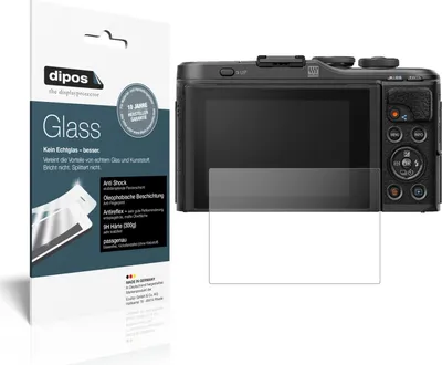 Produktbild von 2x Schutzfolie für Olympus Pen E-PL10 matt - Anti-Shock 9H Folie dipos Glass Kunststoffglas