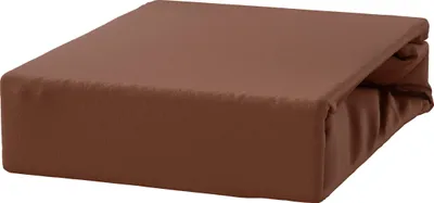 Produktbild von Elastisches Jersey-Spannbettlaken – Neueste Technologie, 22 Farben & 9 Größen für Perfekte Passform, Weich & Atmungsaktiv 90x180 Schokoladenb