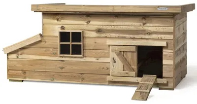 Productafbeelding van Voldux Kippenhok Fenne 190 x 88 x 110 cm | onderhoudsvrij nachthok met legnest