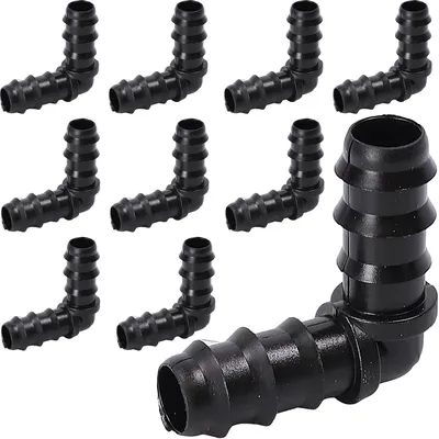 Produktbild von Winkel stück für Verlegerohre Wasserleitungen, 16 mm, zur Bewässerung Rohr x10