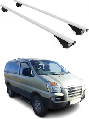 Obrázek produktu pro Střešní nosiče příčné pro Hyundai H1 Starex 1997-2008 Stříbrná barva