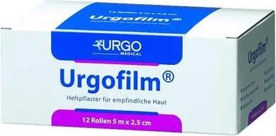 Zdjęcie produktu dla Urgofilm 2,5 cmx5 m bez pierścienia ochronnego Plastry 12 szt