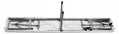 Produktbild von Gardlov 3257 Klappbares Bier-Set aus Kunststoff, 180 cm, weiß