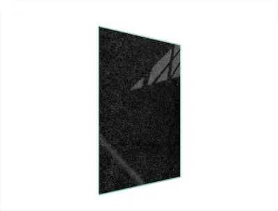 Produktbild von Herdabdeckplatte 35x52 Glaskeramikkochfeld Abdeckung Spritzschutz Glasplatte Deko Schneidebrett Schiefer Schwarz
