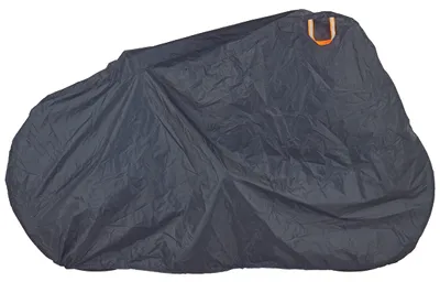 Produktbild von Prophete Fahrradgarage 210 x 100 x 115 cm – Wasserabweisende Fahrrad-Abdeckung aus Polyester 190T mit reflektierendem Trageriemen – Schwarz
