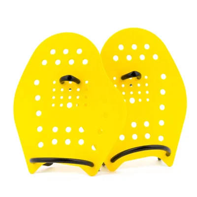 Produktbild von Sport-Thieme Schwimmpaddles "Swim-Power", Größe M, 21x18 cm, Gelb
