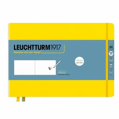 Produktbild von Leuchtturm Sketchbook Landscape, Einfarbig, Gelb, A5, 112 Blätter, 150 g/m², Hardcover