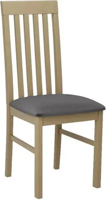 Produktbild von MIRJAN24 Stuhl Nilo I, Esszimmerstuhl aus Buchenholz, 43x48x96 cm (Holzfarbe: Sonoma, Stofffarbe: Kronos 22)