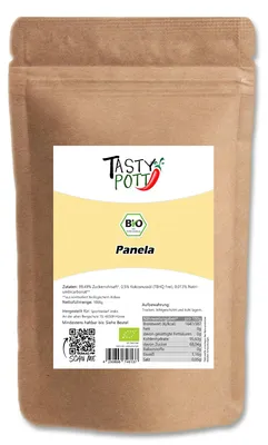 Produktbild von Tasty Pott  Panela Vollrohrzucker ab 1kg - 3 Beutel
