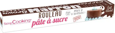 Produktbild von Rollfondant Ø 36 cm - 430 g - Schokolade