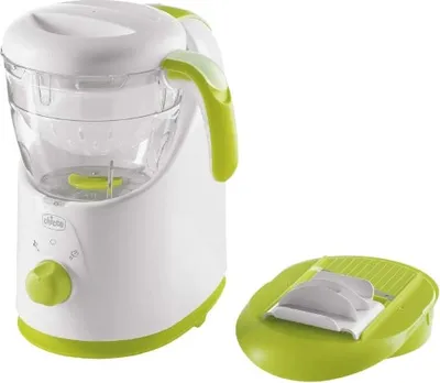 Produktbild von Chicco Easy Meal, 1 Korb/Körbe, Grün, Weiß, Freistehend, Drehregler, 500 W, 220 - 240 V