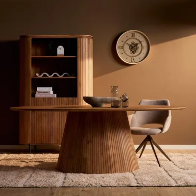 Produktbild von StarFurn Esstisch Solana, 240 cm, oval, Naturfarben