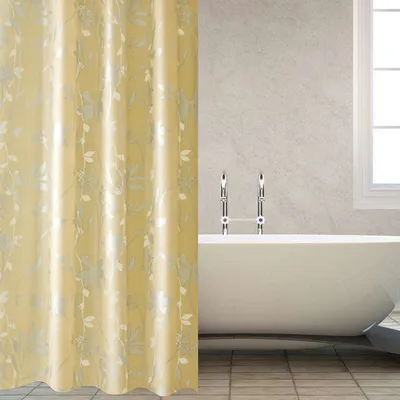 Produktbild von Duschvorhang 180x200cm inkl. Ringe Badewannenvorhang PEVA für Badewanne Dusche Vorhang Wasserdicht Waschbar Anti Schimmel Duschvorhänge