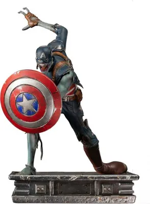 Produktbild von Iron Studios What If...? Art Scale Statue 1/10 Captain America Zombie 22 cm