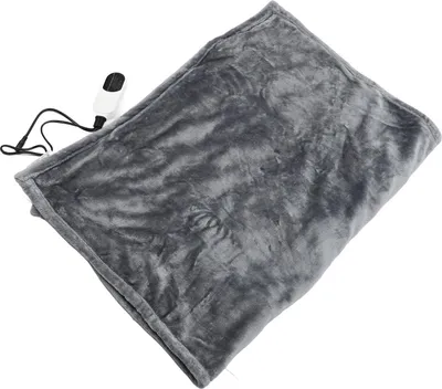 Produktbild von Auto-Heizdecke, 12 V, 48 W, weich, warm, Flanell, schnell atmungsaktiv, elektrisch, für Camping, 100 x 75 cm