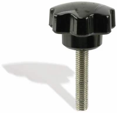 Produktbild von Sterngriffschraube, M8/40 mm, schwarz