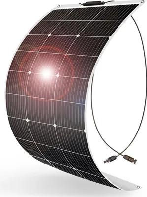 Zdjęcie produktu dla Elastyczny panel słoneczny o wysokiej wydajności i mocy 100 W, łatwa instalacja, 100 W