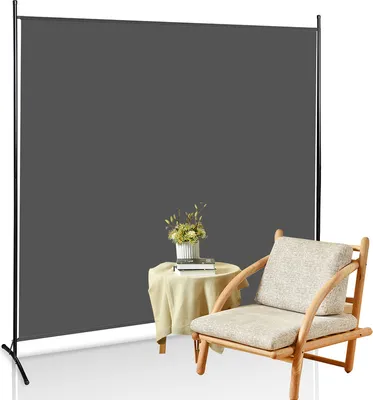 Produktbild von EINFEBEN Paravent Paravants & Raumteiler Spanische Wand Zimmer Trennwand Outdoor Raumteiler Raumtrenner 1 fach Anthrazit