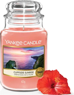 Produktbild von Yankee Candle Duftkerze im Glas (groß) | Cliffside Sunrise | Kerze mit langer Br
