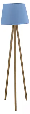 Immagine prodotto di Elegante lampada da terra in legno blu dal design senza tempo
