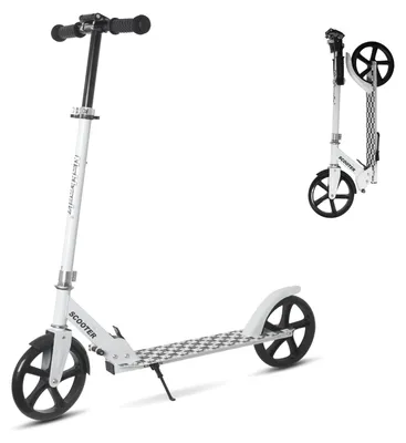 Image de Trottinette - Pliable - Guidon réglable 91 à 101 cm - 4,3 kg - Frein à main