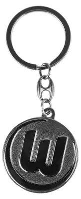 Produktbild von VfL Wolfsburg Schlüsselanhänger Logo schwarz
