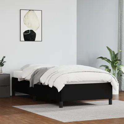 Produktbild von Maison Exclusive - Bettgestell Schwarz 90x200 cm Kunstleder