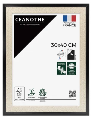 Image de CEANOTHE cadre photo Palma 30 x 40 cm noir