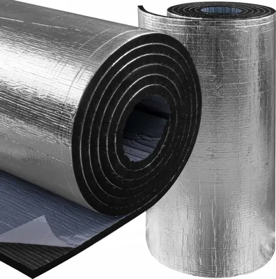 Zdjęcie produktu dla MATA wygłuszająca pianka ALUMINIUM z KLEJEM 19mm folia ocieplająca izolacja