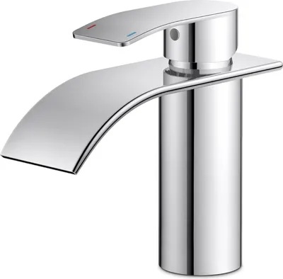 Obrázek produktu pro FORIOUS koupelnová baterie z nerezové oceli vodopád umyvadlové baterie 80MM výška výtoku