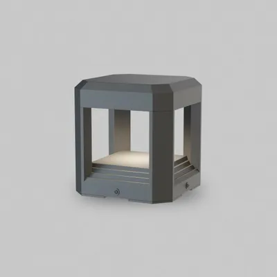 Produktbild von Maytoni O019FL-L13GR3K, Grau, Aluminium, IP65, LED, 270°, 3000 K
