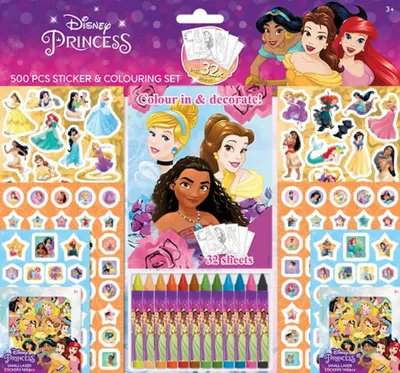 Zdjęcie produktu dla Zestaw do kolorowania i wyklejania Disney 500 elementów