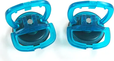 Produktbild von 2 x Einhand MINI Saugheber Glassauger Gummisauger für Spiegel Fliesen Ø 55 mm