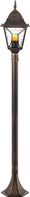 Produktbild von Außen Stehlampe, 120 x 18 x 18 cm, E27, max. 60 W, IP44, Metall/Glas