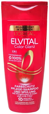 Produktbild von Loreal Elvital Color Glanz 2in1 Shampoo & Spülung Farbschutz 250ml
