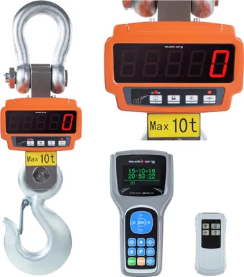 Obrázok produktu pre Expondo Steinberg Systems žeriavová váha – 10 000 kg / 2 kg – LED – digitálna – diaľkové ovládanie s displejom